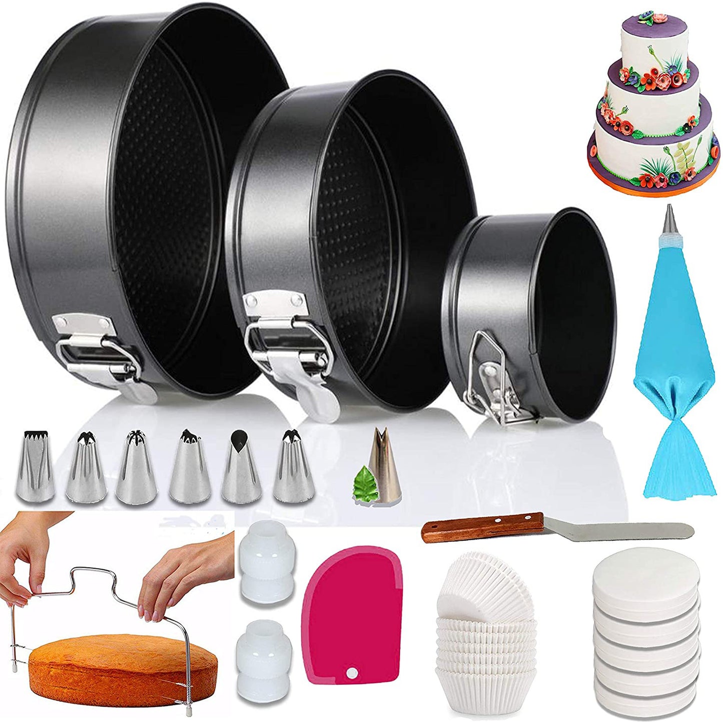 100-teiliges Backzubehör-Set – Perfekt für Backliebhaber