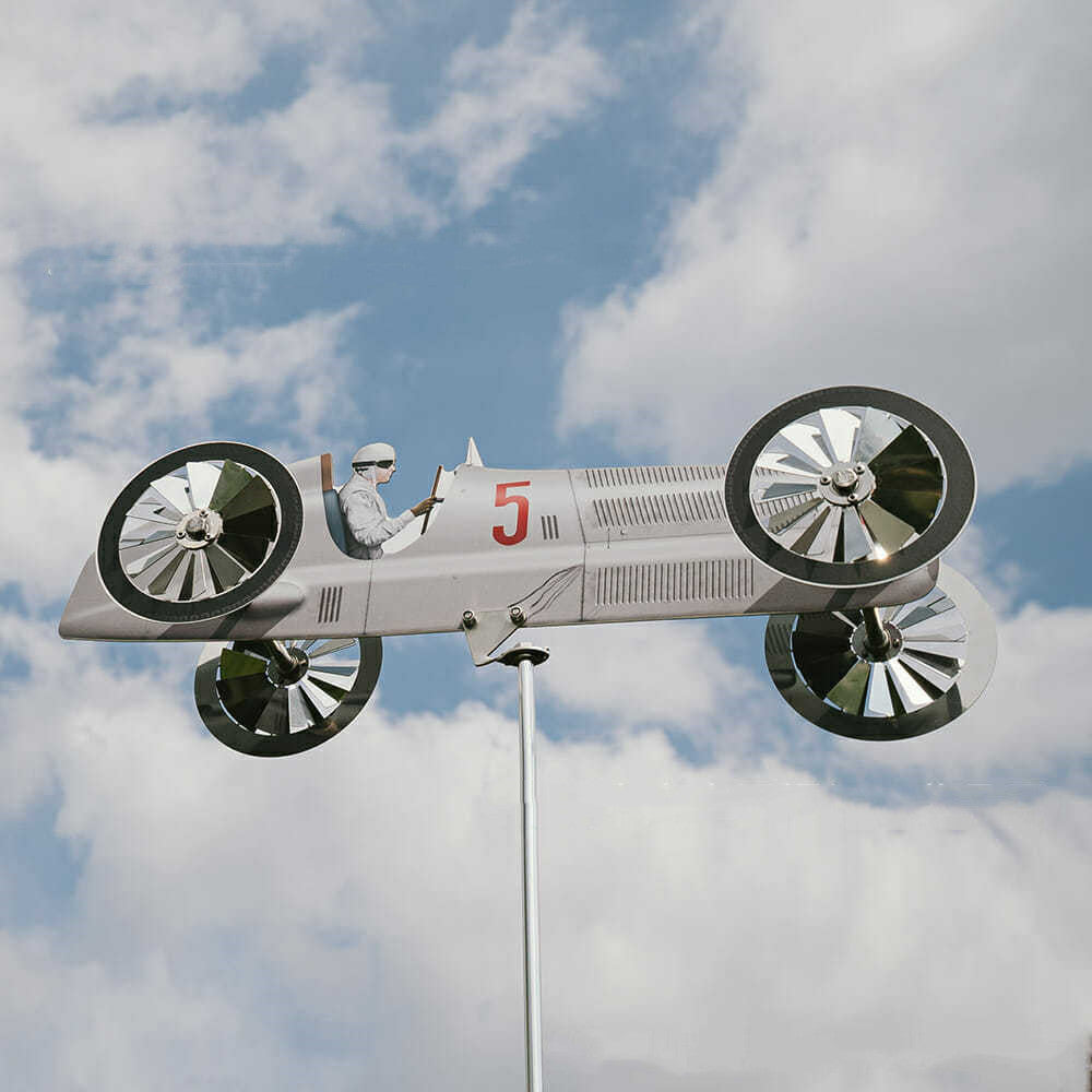 Moderne Minimalistische Windmühle im Auto-Design