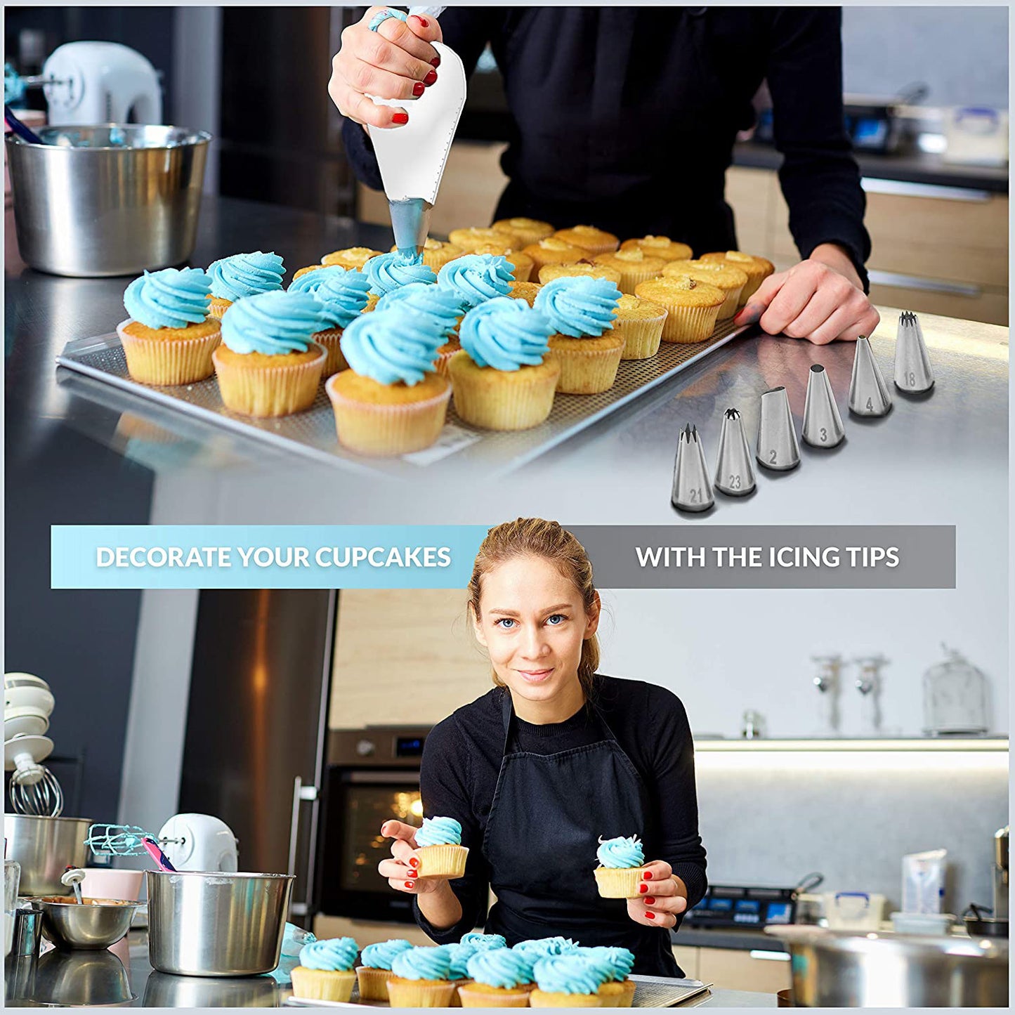100-teiliges Backzubehör-Set – Perfekt für Backliebhaber