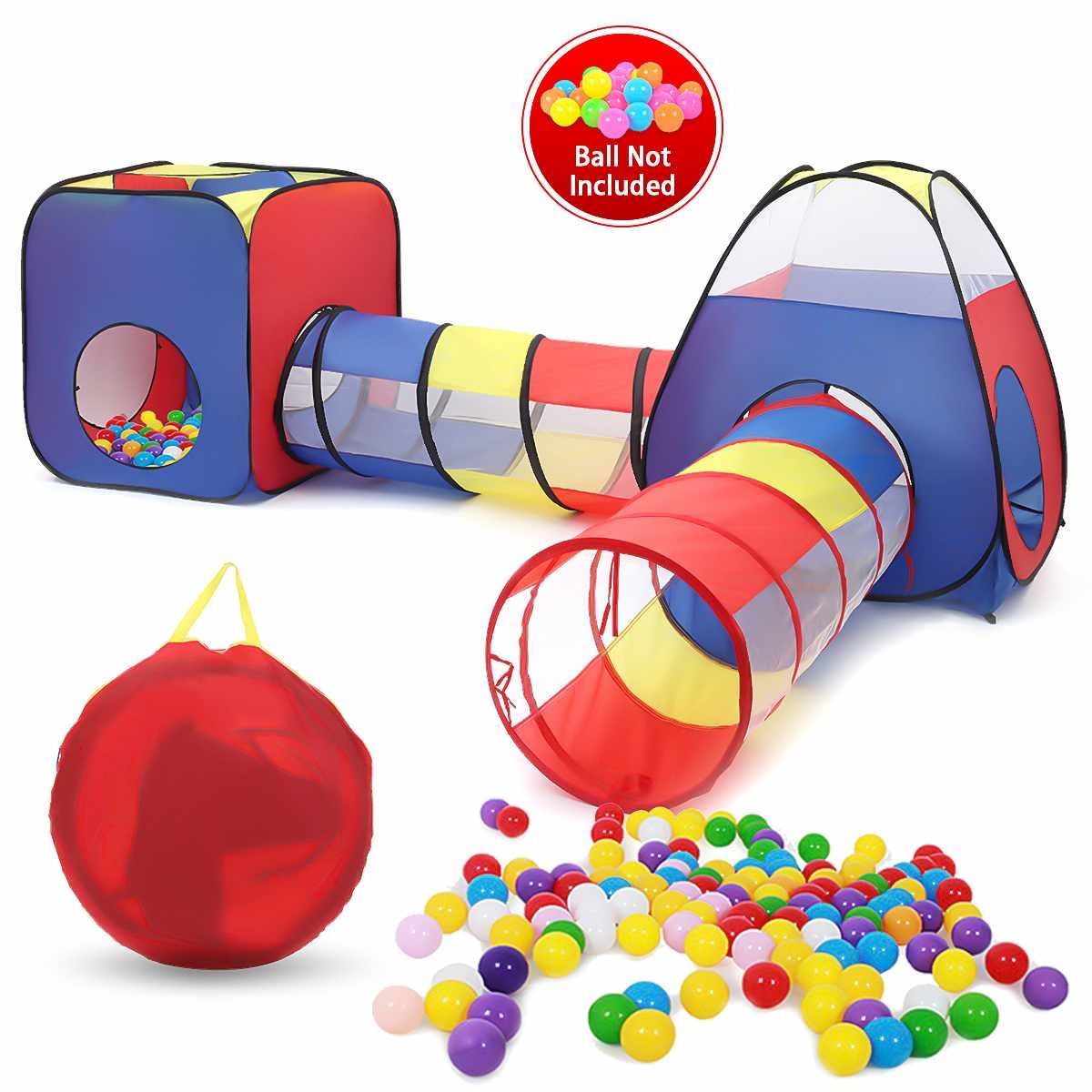 Kinder-Spielhaus mit Tunnel und Ballgrube – Der perfekte Spielplatz für drinnen und draußen