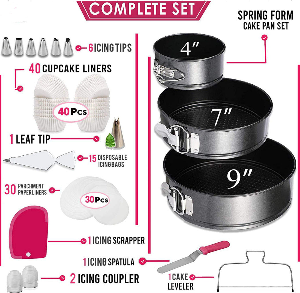 100-teiliges Backzubehör-Set – Perfekt für Backliebhaber