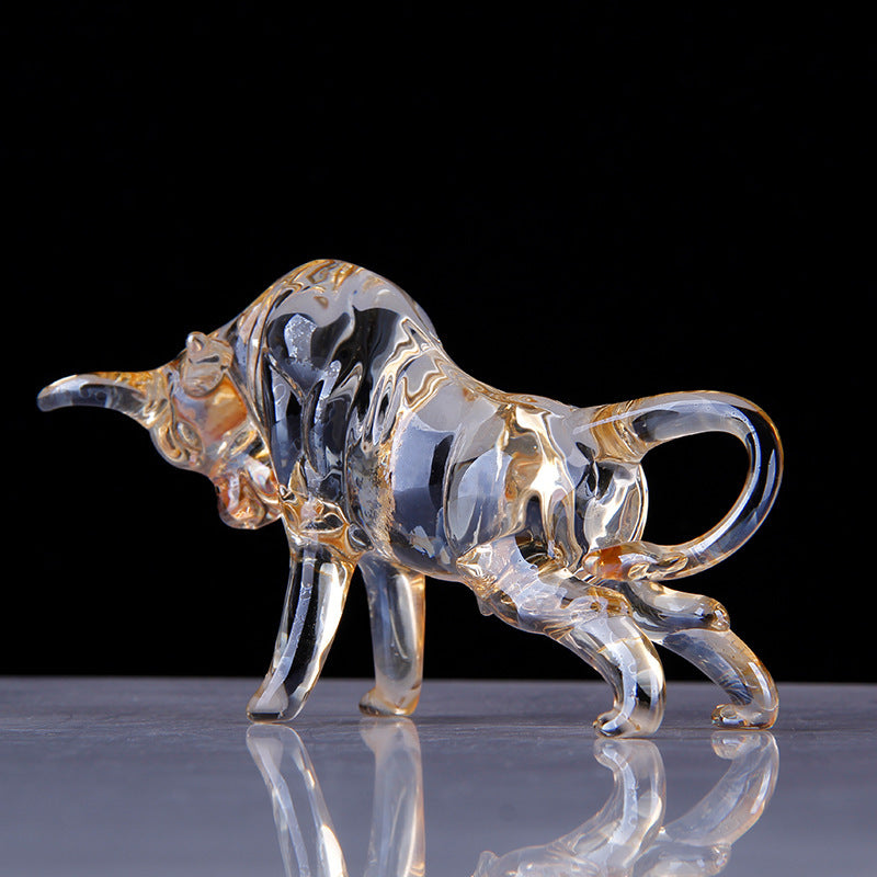 Bringen Sie Eleganz in Ihr Zuhause mit unseren Kristall-Bullen-Figuren