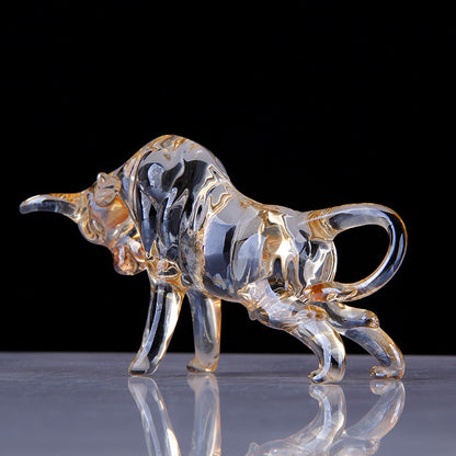 Bringen Sie Eleganz in Ihr Zuhause mit unseren Kristall-Bullen-Figuren