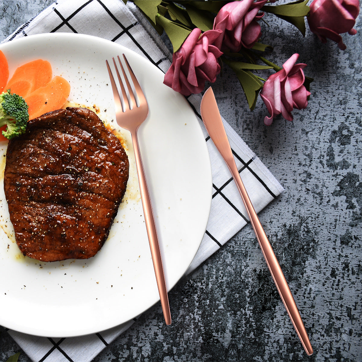 36-teiliges Edelstahlbesteck-Set