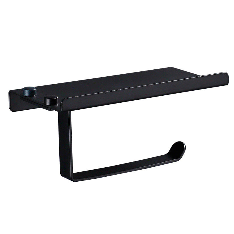 Edelstahl Papierrollenhalter mit Ablage