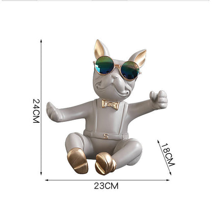 Handgefertigter Resin-Weinflaschenhalter für eine Flasche