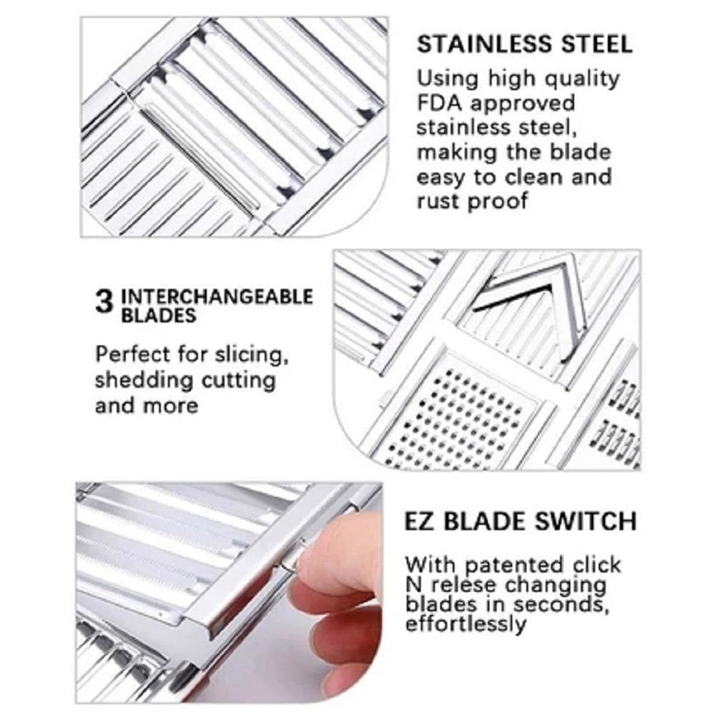 Gemüseschneider aus Edelstahl