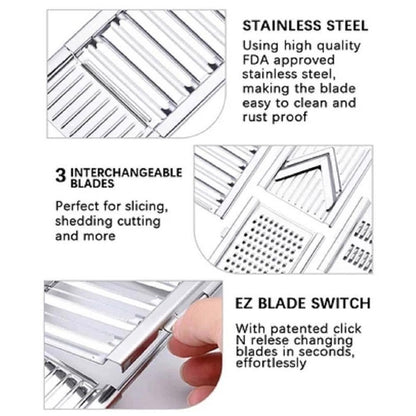 Gemüseschneider aus Edelstahl