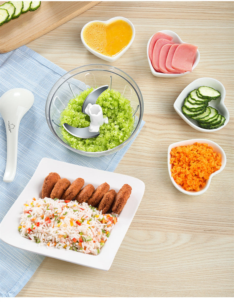 Zerkleinerer mit Seilzug & Ersatzklingen