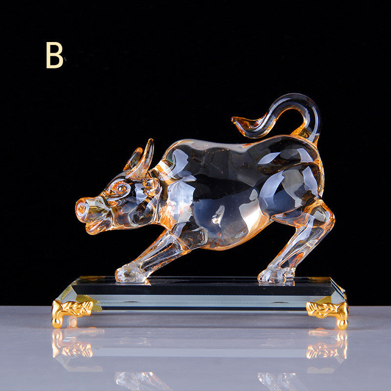 Bringen Sie Eleganz in Ihr Zuhause mit unseren Kristall-Bullen-Figuren