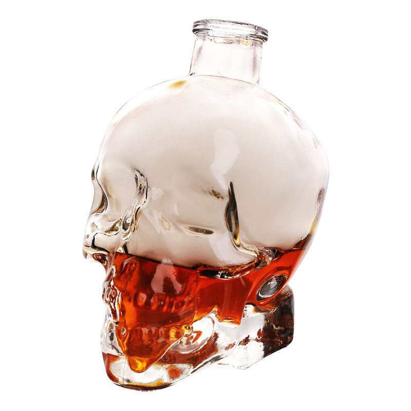 Totenkopf-Design-Glas