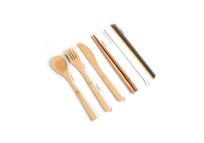 Bambus-Essbesteck-Set