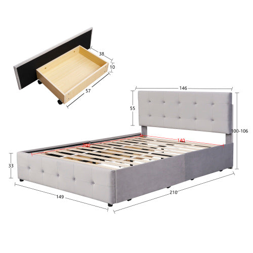 Doppelbett 140 x 200 cm – Stil und Komfort für Ihr Schlafzimmer