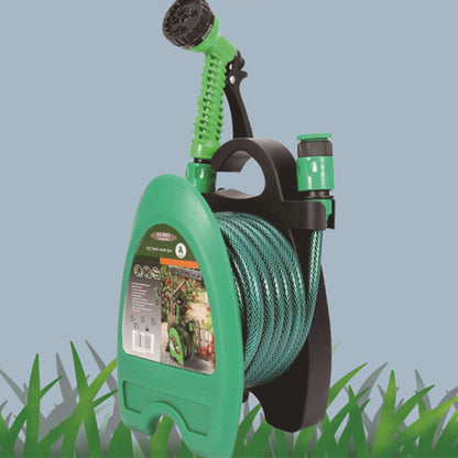 Gartenschlauch 10m mit Wandhalterung