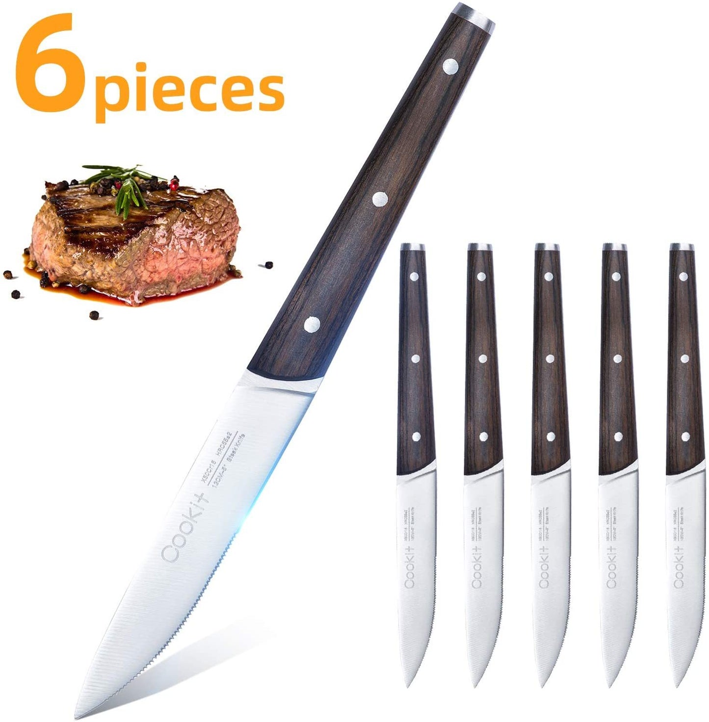 6-teiliges Steakmesser Set