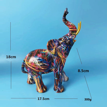 Resin-Elefanten-Figuren