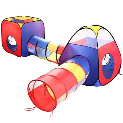 Kinder-Spielhaus mit Tunnel und Ballgrube – Der perfekte Spielplatz für drinnen und draußen